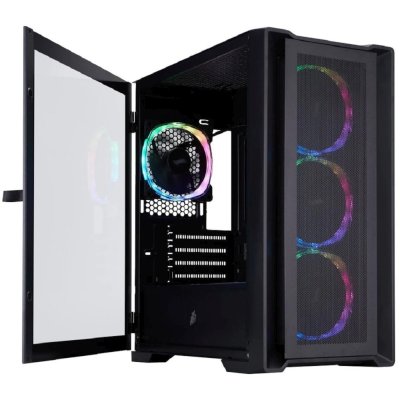 корпус 1STPLAYER Trilobite T4 MESH ARGB Black