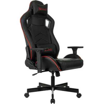 игровое кресло A4Tech Bloody GC-840 черный-красный