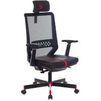 игровое кресло A4Tech Bloody GC-900 черный-красный