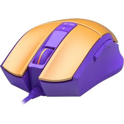 мышь A4Tech Bloody L65 Max Royal Violet Желтый-фиолетовый