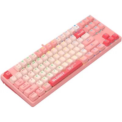 клавиатура A4Tech Bloody S87 Energy Pink Розовый