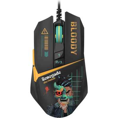 мышь A4Tech Bloody W63 Max Renegade Черный, рисунок