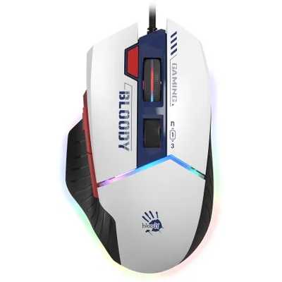 мышь A4Tech Bloody W95 Max Sports Blue/White Белый-синий