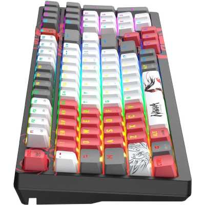 клавиатура A4Tech Bloody WS98 Naraka Белый, серый, красный