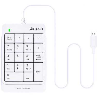 цифровой блок A4Tech Fstyler FK13P White Белый