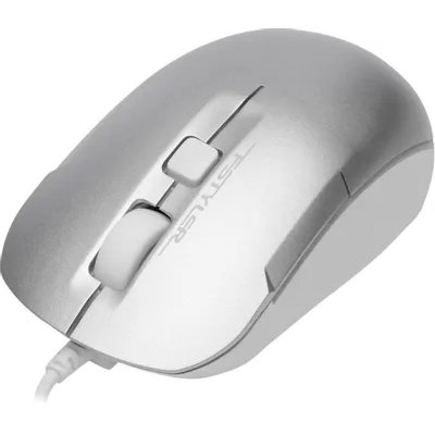 мышь A4Tech Fstyler FM26S Icy White Серебристый-белый