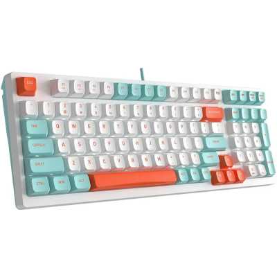 клавиатура A4Tech Fstyler FS300 Panda Snorklening Белый