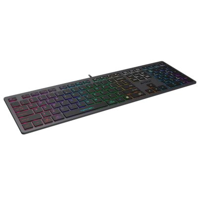 клавиатура A4Tech Fstyler FX60H Grey Neon Черный-серый