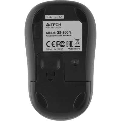 мышь A4Tech G3-300N Black Черный