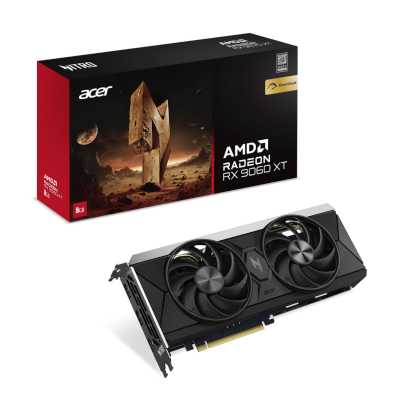 видеокарта Acer AMD Radeon RX 9060 XT Nitro OC 8GB DP.Z4UWW.P01
