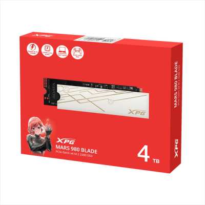 SSD диск ADATA XPG Mars 980 Blade 4Tb SMAR-980B-4TCS Белый