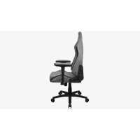 игровое кресло Aerocool Crown AeroSuede Stone Grey черно-серый