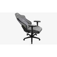 игровое кресло Aerocool Crown AeroSuede Stone Grey черно-серый