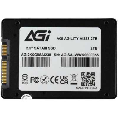 SSD диск AGI AI238 2Tb AGI2K0GIMAI238-CB Черный