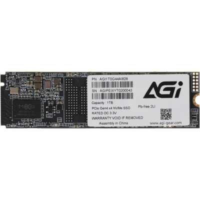 SSD диск AGI AI828 1Tb AGI1T0G44AI828-CB Черный