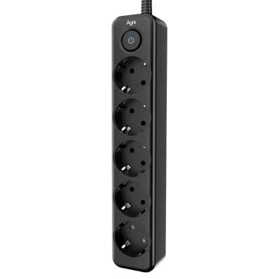 сетевой фильтр AGNI TP-FD5E-3m-black черный
