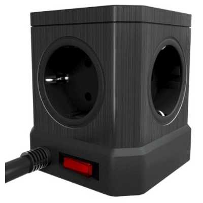 сетевой фильтр AGNI TP-VE4U5E-C-W-2m-black черный