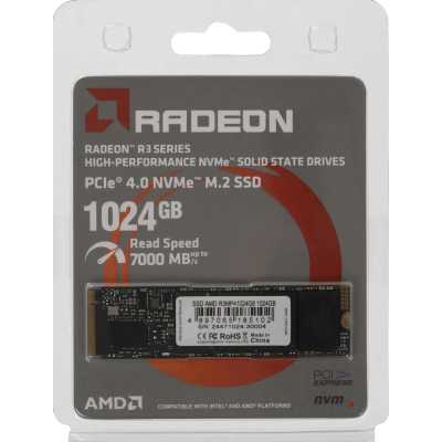 SSD диск AMD Radeon R3 Series 1Tb R3MP41024G8 Черный
