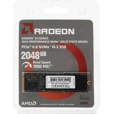 SSD диск AMD Radeon R3 Series 2Tb R3MP42048G8 Черный