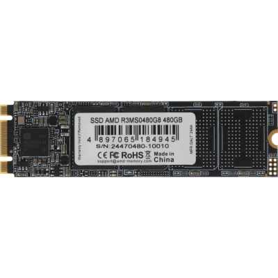 SSD диск AMD Radeon R3 Series 480Gb R3MS0480G8 Черный