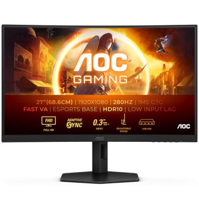монитор AOC Gaming C27G4ZXU Черный