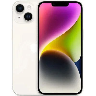 смартфон Apple iPhone 14 256GB Starlight MPW43HN/A белый