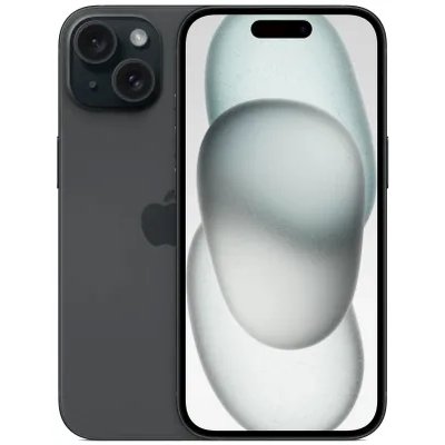 смартфон Apple iPhone 15 128GB Black MV9J3CH/A черный