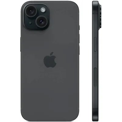 смартфон Apple iPhone 15 128GB Black MV9J3CH/A черный