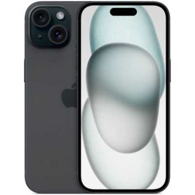 смартфон Apple iPhone 15 256GB Black MTP63HN/A черный