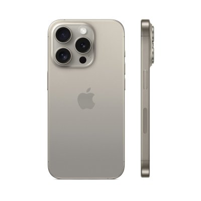 смартфон Apple iPhone 15 Pro 128GB Natural Titanium MTQ63ZA/A бежевый