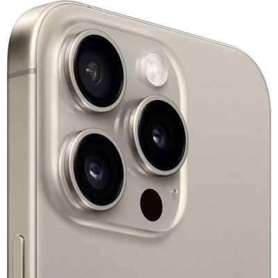 смартфон Apple iPhone 15 Pro 1TB Natural Titanium MTQK3ZA/A бежевый титан