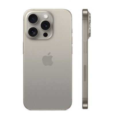 смартфон Apple iPhone 15 Pro 256GB Natural Titanium MTUF3J/A бежевый титан