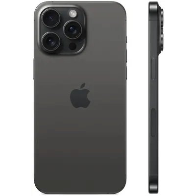 смартфон Apple iPhone 15 Pro Max 512GB Black MU7C3AA/A черный титан