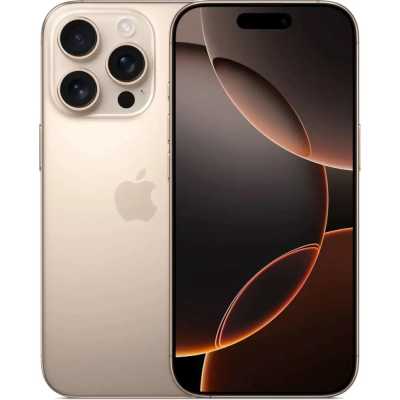 смартфон Apple iPhone 16 Pro 128GB Desert Titanium MYNF3ZD/A бежевый