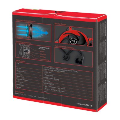 кулер Arctic BioniX P120 Red