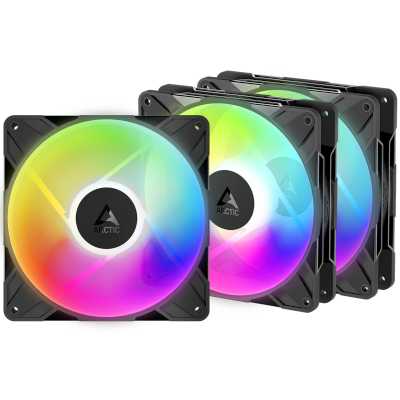 кулер Arctic P14 Pro Reverse A-RGB Black 3 Pack ACFAN00327A Черный
