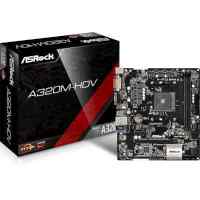 материнская плата ASRock A320M-HDV