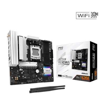 материнская плата ASRock A620AM Pro RS WiFi Черный