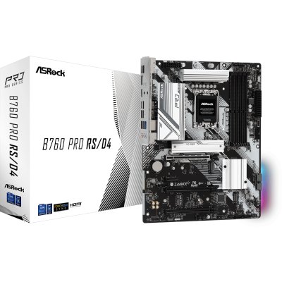 материнская плата ASRock B760 Pro RS/D4 Черный