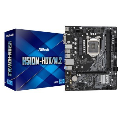 материнская плата ASRock H510M-HDV/M.2 SE Черный