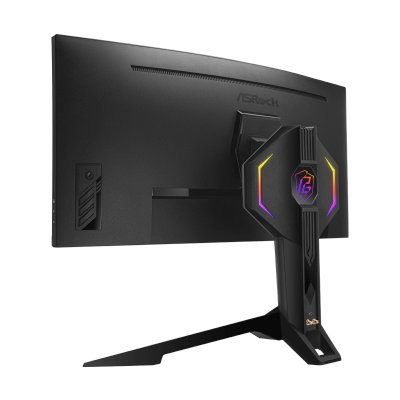 монитор ASRock Phantom Gaming PG34WQ15R3A Черный