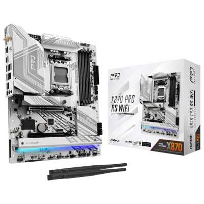 материнская плата ASRock X870 Pro RS WiFi Белый