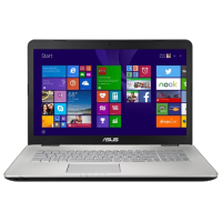 ноутбук ASUS N751JX-T7096T 90NB0842-M02440 Серебристый
