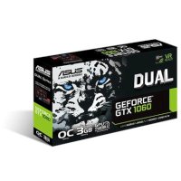 видеокарта ASUS nVidia GeForce GTX 1060 3Gb DUAL-GTX1060-O3G