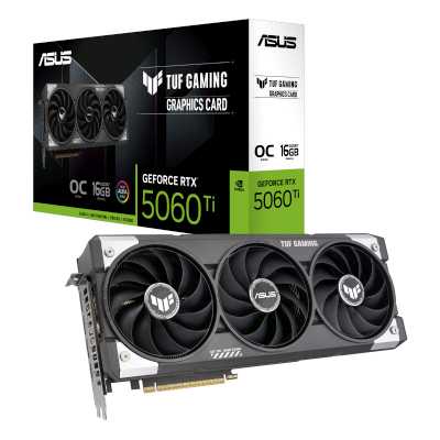 видеокарта ASUS nVidia GeForce RTX 5060 Ti 16Gb TUF-RTX5060TI-O16G-GAMING