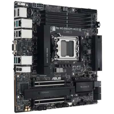 материнская плата ASUS Pro WS B850M-Ace SE Черный