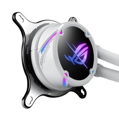 система водяного охлаждения ASUS ROG Strix LC II 240 ARGB White Edition