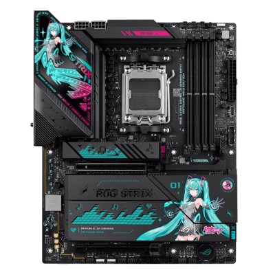 материнская плата ASUS ROG Strix X870E-H Gaming WiFi7 Hatsune Miku Черный