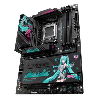 материнская плата ASUS ROG Strix X870E-H Gaming WiFi7 Hatsune Miku Черный