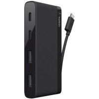 разветвитель USB Belkin F4U090btBLK черный